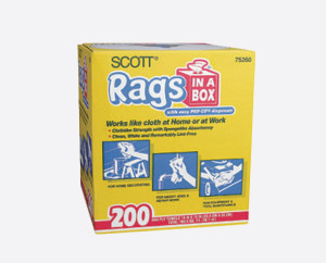 Outdated Scott Rags in a box carton
